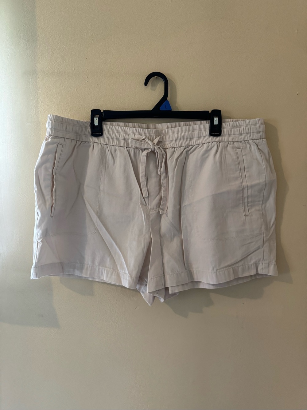 🎄5 for $20LOFT Ivory Pull On Drawstring Casual Shorts Size XL
